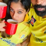 Keerthi shanthanu Instagram - #ad They say, "slow and steady wins the race," and our men in yellow, prove it time and again! Just like the perfect cup of @brookebond3roses they brew their magic steadily, and serve us with their best! So, grab a cup of @brookebond3roses with your loved ones and watch the CSK magic unfold, yena #IdhuNammaTea and IdhuNammaTeam! @chennaiipl