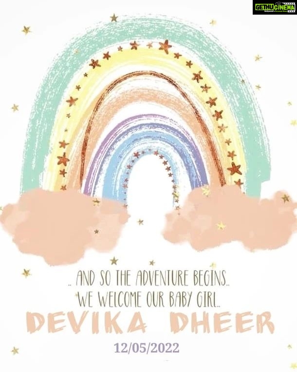 Kratika Sengar Instagram - We feel blessed to share with you the arrival of our darling daughter! -Dheers #harharmahadevॐ 🧿