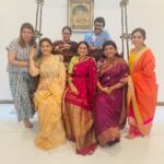 Kushboo Instagram - My circle of strength. My world of happiness. My go-to gang. My grounding force. My ego shattering bunch. My mirror of truth. My besties. @brinda_gopal @sujataavijaykumar @arunachalamsubramaniam @anuparthasarathy @aarti.ravi @anushavijaykumar Love you besties. 💖💖❤️❤️❤️