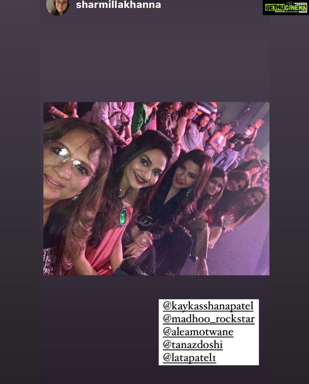 Madhoo Instagram - Congratulations @jewelsbyqueenie @queeniesinghh @beauty.by.bie @sharmillakhanna @tanazdoshi @latapatel1 @akankshamalhotra @krishikalulla @lailalamba @aleamotwane @kaykasshanapatel @vikramphadnis