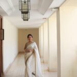 Madhuri Dixit Instagram - Simplicity and elegance.. is a white Saree 🤍 #Saree #SareeLove #White #Friday #FridayFeels