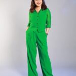 Madhuri Dixit Instagram - Comfort & class 💚 #Wednesday #LookBook #Comfort