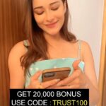 Madhuurima Instagram – Final chance to use special IPL promocode TRUST100 on Parimatch to get 150% deposit bonus up to 20,000!

Parimatch is India’s most trusted platform where you can get instant withdrawals to your Bank account/Paytm and many more ways! Parimatch has best odds in the market and very smooth user interface.

So, what are you waiting for. Sign up on @parimatch.india and make your first deposit to try your luck!

#TrustParimatch #ParimatchIndia #BaaziJeetKi #Sports #IPL #Bonus #PlayonParimatch #Ad