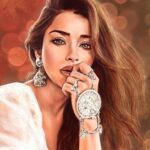 Madhuurima Instagram - Thank u sooo much for this beautiful digital painting @sadekmerchant 😍😍 #digitalart #muse #painting