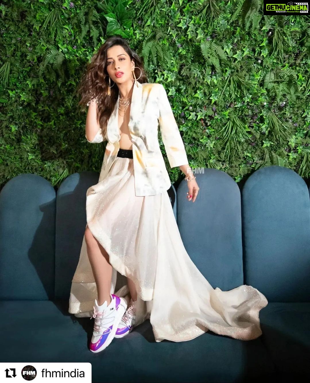 Madhuurima Instagram - #Repost @fhmindia with @make_repost ・・・ An actor, lawyer, dancer, and singer – you just name it and our FHMBabe, @nyra_banerjee flaunts her talent like a queen bee. “My personal style is vibrant and neon retrofits, turquoise, violet and all the good colours.” She said while talking to us! . . . . Team Credits: Editor: Nitin Agarwal (@nitin.ax) Fashion Editor: Suchita Sehrawat (@suchita_tish) Stylist: Suchita Sehrawat (@suchita_tish) Make Up: Wasim Ansari (@wasimmakeupartist) Hair: Sunny Singh (@sunny_hairr) Asst.: Kavita Parmar (@kavitaparmar_makeup_hair) Location: Amanzi Sky Deck and Bar, Mumbai (@amanziskydeck) . . Wardrobe Credits: . Look 1 Bralette: Reema Anand Label @reemaanandlabel Pantie: Clovia @clovia_fashions Jacket: KayJay @kayjaybykritika Boots: Saint G @saintgworld . Look 2 Shirt: Mannat Gupta ™ @labelmannatgupta Skirt: Ranbir Mukherjee @ranbirmukherjeeofficial Shoes: Monrow Shoes @monrowshoes Earrings: Antarez Jewels @antarez.jewels Bracelet: Arkish Jewels @arkishjewelsofficial Neckpiece: Rubans accessories @rubans.in . Look 3 Bralette: Clovia @clovia_fashions Skirt: Trenbee @trenbee_ Shoes: Eridani @eridani.in Bracelet: Arkish Jewels @arkishjewelsofficial Neckpiece: Rubans accessories @rubans.in . . #fhmindia #fhm #nyrabanerjee #magazinecover #fhmbabe #model #hot #sexy #bollywood #divyadrishti #sanasayyad #drikshit #adhvikmahajan #shivya #nyra #divya #starplus #sanvik #divyadrishtiofficial #dishi #adhvik #sana #mishkatvarma #dd #divyasharma #rakshit #adhvikofficial #nyran #nyrains