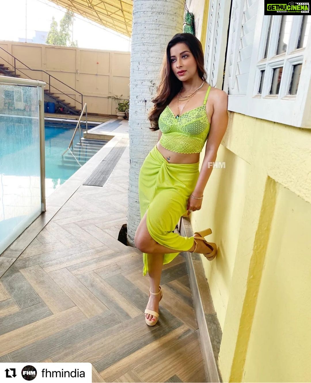 Madhuurima Instagram - #Repost @fhmindia with @make_repost ・・・ An actor, lawyer, dancer, and singer – you just name it and our FHMBabe, @nyra_banerjee flaunts her talent like a queen bee. “My personal style is vibrant and neon retrofits, turquoise, violet and all the good colours.” She said while talking to us! . . . . Team Credits: Editor: Nitin Agarwal (@nitin.ax) Fashion Editor: Suchita Sehrawat (@suchita_tish) Stylist: Suchita Sehrawat (@suchita_tish) Make Up: Wasim Ansari (@wasimmakeupartist) Hair: Sunny Singh (@sunny_hairr) Asst.: Kavita Parmar (@kavitaparmar_makeup_hair) Location: Amanzi Sky Deck and Bar, Mumbai (@amanziskydeck) . . Wardrobe Credits: . Look 1 Bralette: Reema Anand Label @reemaanandlabel Pantie: Clovia @clovia_fashions Jacket: KayJay @kayjaybykritika Boots: Saint G @saintgworld . Look 2 Shirt: Mannat Gupta ™ @labelmannatgupta Skirt: Ranbir Mukherjee @ranbirmukherjeeofficial Shoes: Monrow Shoes @monrowshoes Earrings: Antarez Jewels @antarez.jewels Bracelet: Arkish Jewels @arkishjewelsofficial Neckpiece: Rubans accessories @rubans.in . Look 3 Bralette: Clovia @clovia_fashions Skirt: Trenbee @trenbee_ Shoes: Eridani @eridani.in Bracelet: Arkish Jewels @arkishjewelsofficial Neckpiece: Rubans accessories @rubans.in . . #fhmindia #fhm #nyrabanerjee #magazinecover #fhmbabe #model #hot #sexy #bollywood #divyadrishti #sanasayyad #drikshit #adhvikmahajan #shivya #nyra #divya #starplus #sanvik #divyadrishtiofficial #dishi #adhvik #sana #mishkatvarma #dd #divyasharma #rakshit #adhvikofficial #nyran #nyrains