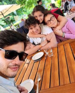 Mahesh Babu Instagram - Celebrating GG’s high school graduation! Proud of you @gautamghattamaneni!! Here's to many more! 🤗🤗