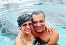 Mandira Bedi Instagram - Happy Birthday Adi. This photograph says it all. What you mean to me. How long we have know each other. What our equation is. And how much I trust you (to do this in #covidtimes 🙈) #sumsitup ❣️❤️ May more happiness, love and success find it’s way to you. Love you, my dearest friend from the age of 17! @adimots 🧿❤️ Phuket, Thailand