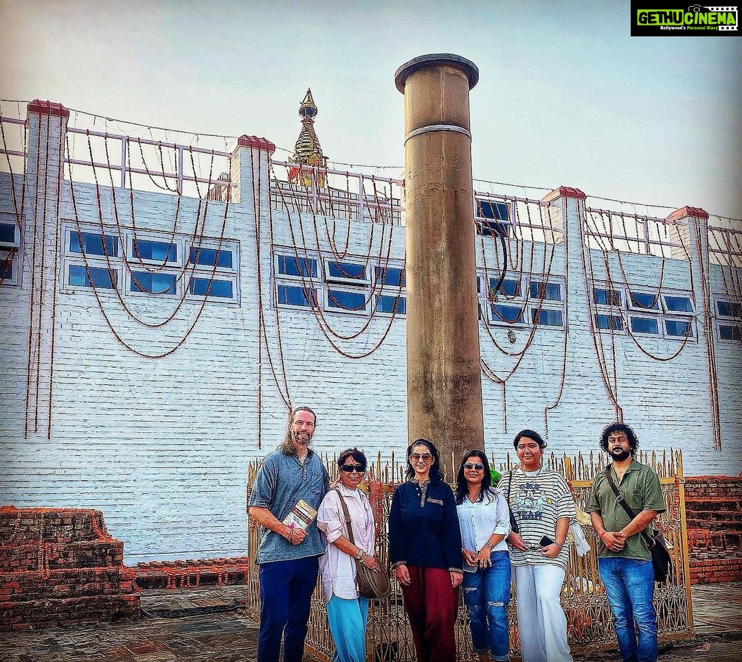 Manisha Koirala Instagram - On the occasion of #buddhajayanti in #lumbini 🙏🏻🙏🏻🙏🏻