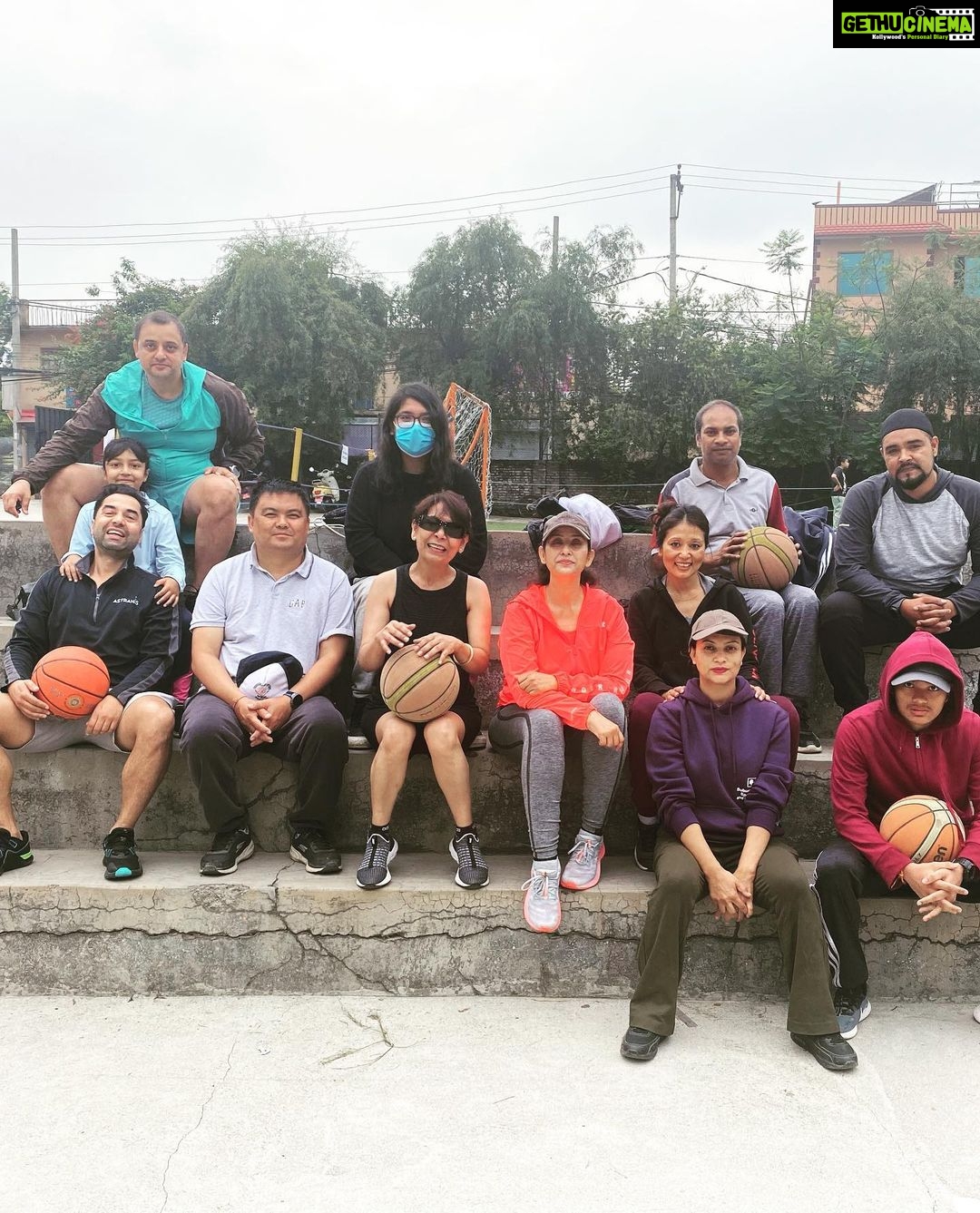 Manisha Koirala Instagram - My last #saturdayrutine #morningvibe !! Will miss #basketball n #friends #teamk2