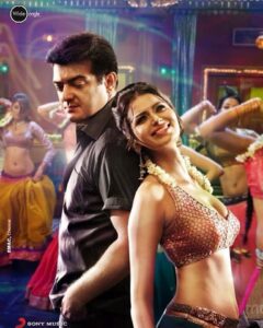 Meenakshi Dixit Instagram - Happy Birthday my favourite Ajith Sir 😇…So happy to have some fond memories of working with u ❤️#respect 

#happybirthdayAjithKumar #ajithkumar #thala #billa2 #maduraiponnu #tamilsong @itsyuvan #yuvanshankarraja