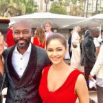 Meera Chopra Instagram - When you meet @jimmyjeanlouis #cannesfilmfestival Cannes Film Festival 2022