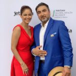 Meera Chopra Instagram - Making new friends and synergising is it!! @linadhingra #tahirashraf @gina_defranco #cannes2022 #frenchreviera