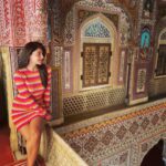 Mehrene Kaur Pirzada Instagram – Real is attractive more than perfect 🤍 Samode Palace Hotel Jaipur