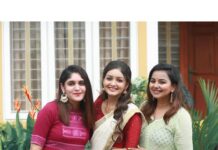 Mrudula Murali Instagram - They made it official after a decade long courtship! 💍 Long story short - my combined studies with @menon_meenakshy turned out fruitful to @kalyani.srsh & @midhunmuralimangalasseri The teenager who hated me going over to her house to do combined study with her sister, now has no other choice but see my moonji every now and then.😋 Congratulations to all of us!🤓🤓🤓 All photos taken by my other brother from another mother @pranavraaaj ♥️