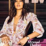 Mrunal Thakur Instagram - One day at a time 💖 Digital cover for @mansworldindia Longline shirt with 3D embroidery and maxi skirt from the Fusion collection by Marks and Spencer @marksandspencerindia On the Wrist: Tissot PR 100 Sport Chic @tissot_official Rings by Aditi Bhatt @aditi_bhatt @ascend.rohank Earrings by Flower Child by Shaheen Abbas @flowerchildbyshaheenabbas Photographer: Kunal Gupta @kunalgupta91 Art Director: Tanvi Shah @tanvi_joel Fashion Editor: Neelangana Vasudeva @neelangana Hair by Mike Desir @mikedesir animacreatives Makeup up Lochan Thakur @missblenderr_ #covergirl #fashion #hair #goals