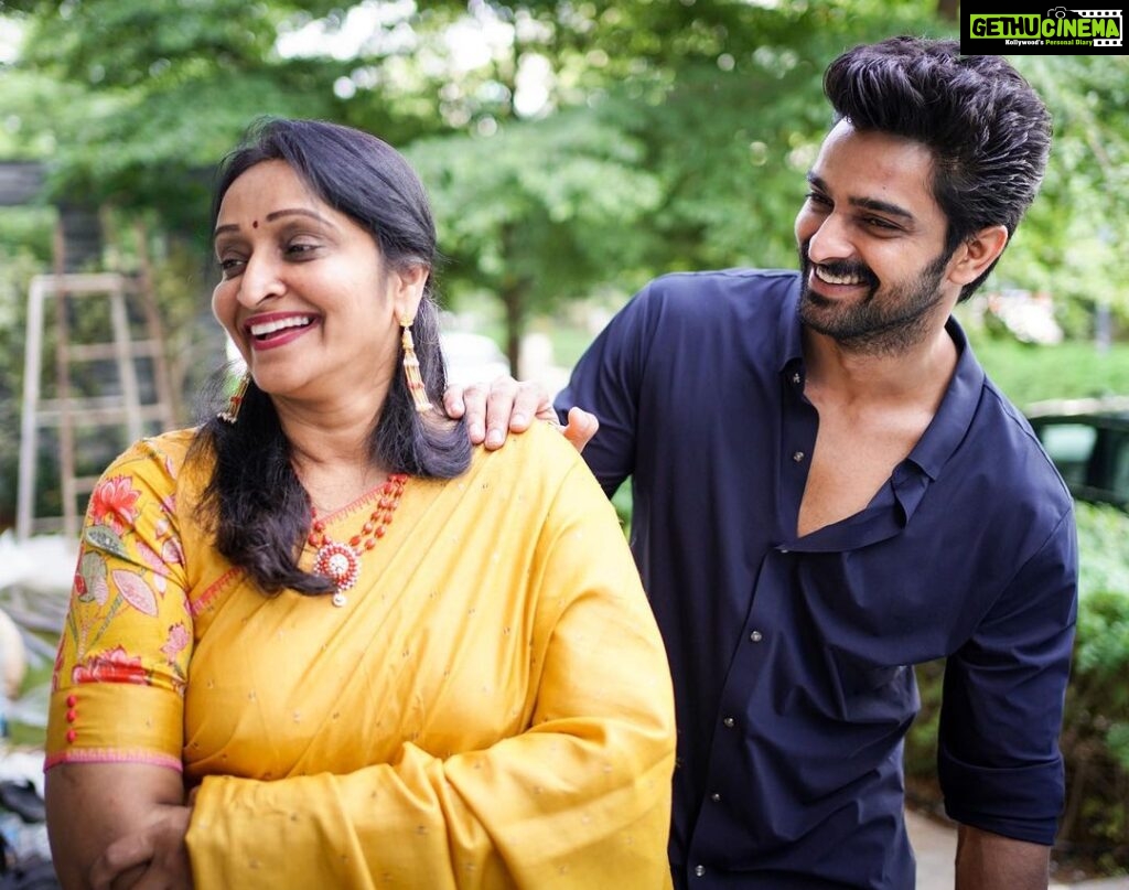 Naga Shaurya Instagram - Sometimes words aren't enough to express the Love ❤️ My strength, My World and My Dearest AMMA .. Wishing you a #HappyMothersDay 🤗🤗
