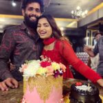 Nakshathra Nagesh Instagram - You know it was great night when all you end up with are blurrrs. ❤️ #husbandsbirthday Wearing this beautiful anarkali from @tag_a_clothing_brand, you’ve completely earned my trust 🤗 Cake #6287493 from @moonbakes.co ❤️ Thank you @lordofthedrinkschennai for everything 😁