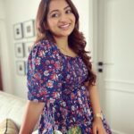 Nakshathra Nagesh Instagram - Wearing my favourite @polagoclothing 🌸 📸 by @nallininagesh