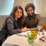Nakshathra Nagesh Instagram - 5 months of being married! Not just Raghav being married to Nakshathra, but our families being married to each other! This has honestly been the best 5 months of my life 🙌🏼 We celebrated with a super cozy dinner date with pretty lights, lots of photos and videos, conversations and apparently very exquisite food! I didn’t understand it because my heart always gravitates towards wholesome yummy meals, but #YOLO ✌🏼 #NakshufoundherRagha #monthiversary