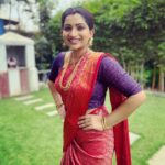 Nakshathra Nagesh Instagram – Always my fav ❤️ @elegant_fashion_way @abarnasundarramanclothing 
#tamizhumsaraswathiyum #beingsaraswathy