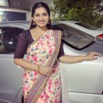 Nakshathra Nagesh Instagram - Lovely super soft and easy to drape sarees by @srinivi_collectionz Blouse @abarnasundarramanclothing #beingsaraswathy #tamizhumsaraswathiyum