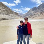 Nandita Das Instagram – This was Day 2 as the first day one must rest. Indus river. Colours of nature like we had never seen before. #ladakh