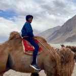 Nandita Das Instagram - Sand dunes and camels in #ladakh Saw a new born baby to an oldie who was posing for the camera. They are sweet beings that awkwardly manage their big bodies.