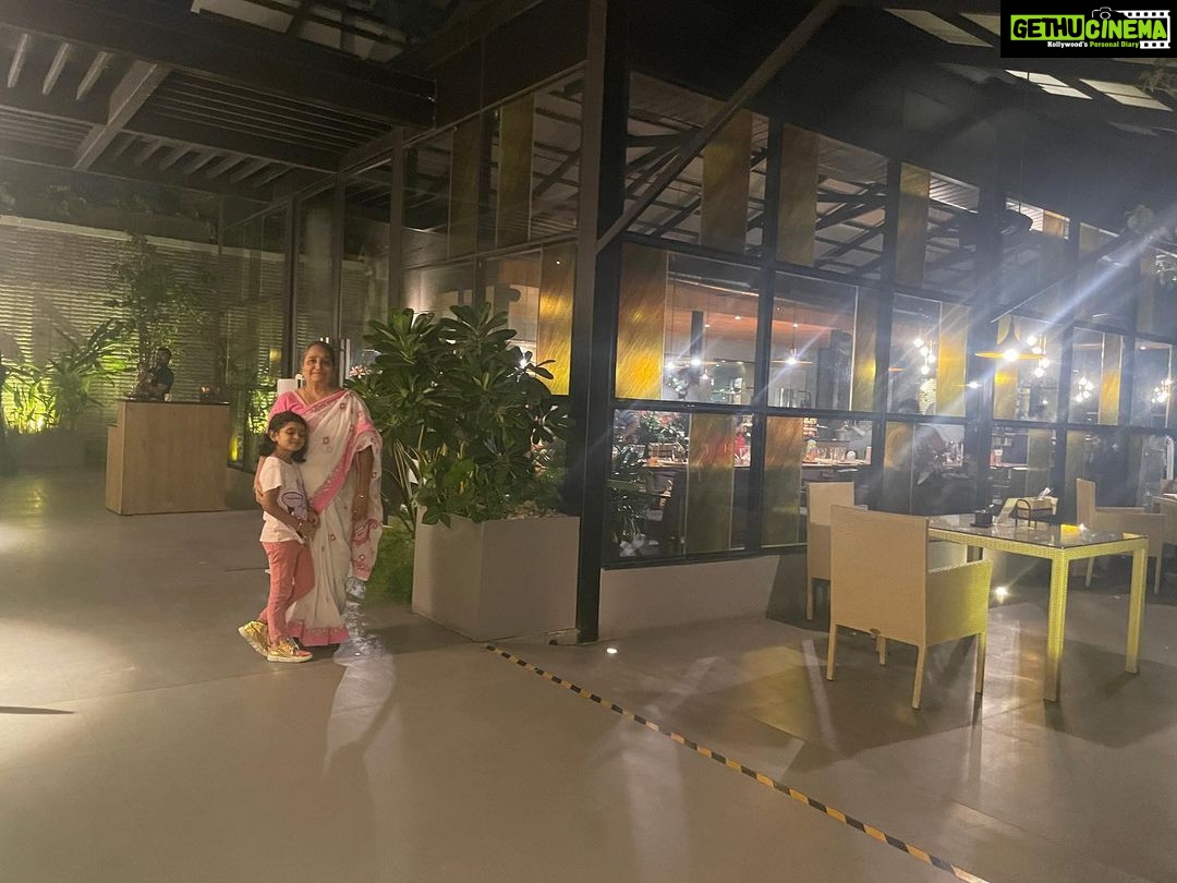 Neelima Rani Instagram - Last night stories! My amma is the most innocent person I have ever met in my life (that’s a blessing) like any other amma,she did a lot of sacrifice! I asked her what you want for this Mother’s Day,kutty papa madhiri she got excited n asked for a outdoor dinner! Nila soru basically 😜 took her to green park n she enjoyed her dinner! We enjoyed seeing her happy face! Small moments makes lifetime memories ❤️❤️❤️ Loads of love to all Amma’s Green Park Chennai