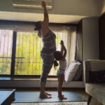 Neha Dhupia Instagram - My Monday motivation 😍♥️🧿 … picture 4 👉 is the ultimate yoga truth !!!!! 😂😂😂 @mehrdhupiabedi 📸 @rohitflowyoga