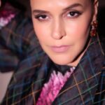 Neha Dhupia Instagram - #workface … #delhidiaries • • • • Muah : @kiran_chhetri92 @karanrai001 @diva_rose21 @thephotodost Outfit : @amrichdesigns @minerali_store