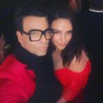 Neha Dhupia Instagram - #happybirthday karan … you are golden 🌟🌟🌟 ….. but then again , you always were pure gold!!! 🌟 @karanjohar ♥️