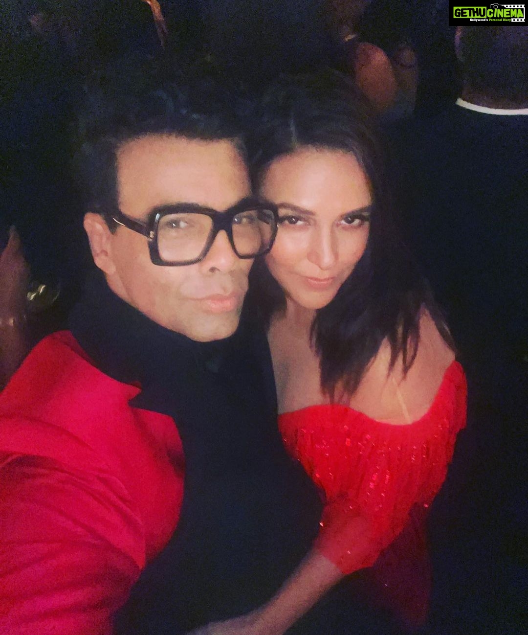 Neha Dhupia Instagram - #happybirthday karan … you are golden 🌟🌟🌟 ….. but then again , you always were pure gold!!! 🌟 @karanjohar ♥️