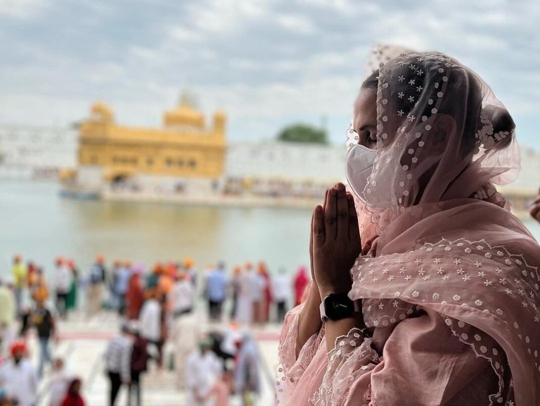 Neha Dhupia Instagram - 🙏🏻😇🧿… #satnamwaheguruੴ #gurumehrkare