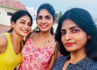 Niranjani Ahathian Instagram - Besties forever♥️♥️♥️😘😘😘😘 @itsvg @kanithiru10
