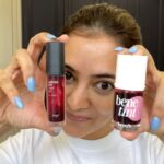 Nisha Agarwal Instagram – Lip/cheek tints are super convenient and easy to use and carry. The @benefitindia #benetint is lighter and can be built up depending on how light or heavy u like the color to be. 

The @thefaceshopindia_official water lip tint is highly pigmented and less is more. 

I would pick @thefaceshopindia_official 

#makeup #cheektint #blush #blushed