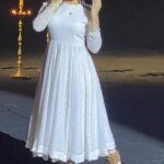 Paridhi Sharma Instagram – Tere Naina❤️
#dance #ckmdk #white #feel