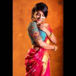 Pavithra Lakshmi Instagram - ❤️ Makeover @profile_makeover Saree @akshaya_meenakshi_kanchipuram Blouse @saranyavijay_couture Photography @dilipanphotography @nivabridalgallery