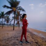 Pavithra Lakshmi Instagram – Beach, sunrise and all things nice