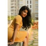 Pavithra Lakshmi Instagram - 💛 Shot by @kanmaniphotography Styling and mua @pavithra_stylist.offl