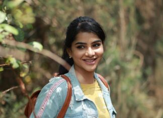 Pavithra Lakshmi Instagram - Extremely delighted in unveiling one of my looks from the most expected @ullasammovie Styled by @sameerasaneesh Starring @shanenigam_official @ajuvarghese @ibasiljoseph Director @jeevan_jojo DOP @swaroopphilip Story @praveenbaalakrishnan Music @shaanrahman @shafi_chemmad @ranjith_karunakaran @rohith_ks