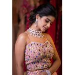 Pavithra Lakshmi Instagram – Dreaming of dreaming about you❤️
.
.
Wearing @fatiz_bridal_emporio 
Makeup @sandys_bridal_makeover 
Hair @mani_hairstylist
Jewellery @new_ideas_fashions
A @minmini_creation photography
#pavithralakshmi #pavithra