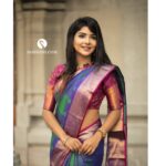Pavithra Lakshmi Instagram - Classic elegance comes with ethnicity Falling in love over and over again for their beautiful sarees, Yeah they are @pashudh Some write poems, but some click, just like @thestoryteller_india Thanks alot for letting me lure into the fairyland of pattu pudavai #sareelove #pasudhsarees #kancheevaramsilk #pavithralakshmi #pavithra #popzy #actor #model #modellife #blahblahblah