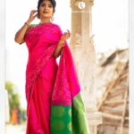 Pavithra Lakshmi Instagram – That dramatic dreamy look when I posed for the most exclusive collections by
@pashudh
shot by my dream photographer @thestoryteller_india
Sarees are so much love by itself
#pavithralakshmi #actor #model #pavithra #popzy #blahblahblah