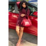 Pavithra Lakshmi Instagram – Paint the town red!
Styled by @shimona_stalin