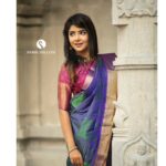 Pavithra Lakshmi Instagram – Classic elegance comes with ethnicity
Falling in love over and over again for their beautiful sarees,
Yeah they are @pashudh
Some write poems, but some click, just like @thestoryteller_india
Thanks alot for letting me lure into the fairyland of pattu pudavai
#sareelove #pasudhsarees #kancheevaramsilk #pavithralakshmi #pavithra #popzy #actor #model #modellife #blahblahblah