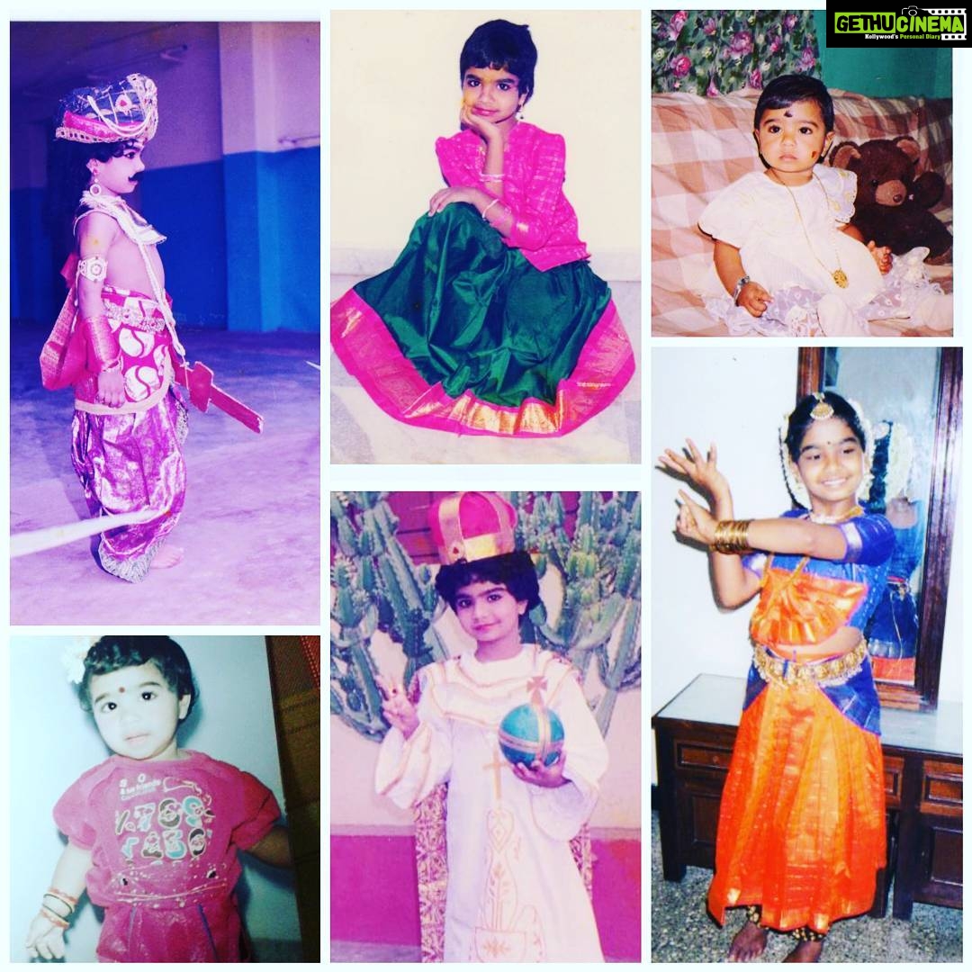 Pavithra Lakshmi Instagram - Dat looks like I ve been playing quite a few roles though. Sorry for filling ya timelines though! Kiddo me has a lot to tell #pavithupapa #pappukutty #cbeponnu