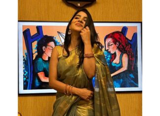 Pavithra Lakshmi Instagram - உன் கண் பார்த்த போது ❤️ . . PC @rakshan_vj anna Wearing @svasti_collections blouse @nebulacouture