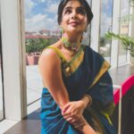Pavithra Lakshmi Instagram - Happy Pongal you guys ❤️ This whole look with @pavithralakshmioffl ❤️❤️ Styling @shimona_stalin Saree @aaryanairdesigns Blouse @sameenasofficial MUA @salomirdiamond Accessories @aarvee.chennai