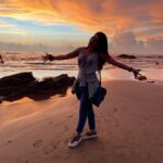 Pavithra Lakshmi Instagram – The Munji that pops makes when her lazy asf ass becomes a beach bum! 
Thank you. next? Vagator, Goa